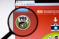 Los Angeles, California, USA - 19 December 2019: PBS Kids website page. Pbskids.org logo on display screen close-up, Illustrative