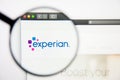 Los Angeles, California, USA - 28 February 2019: Experian website homepage. Experian logo visible on display screen, Illustrative