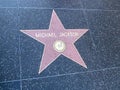 Star on Hollywood boulevard walk of fame in LA Royalty Free Stock Photo