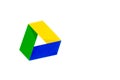 Los Angeles, California, USA - 17 January 2020: Google Drive logo with copy space, Illustrative Editorial