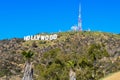 Los Angeles, California, USA - January 4, 2019: The world famous landmark Hollywood Sign