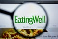 Los Angeles, California, USA - 29 Jule 2019: Illustrative Editorial of EATINGWELL.COM website homepage. EATINGWELL logo