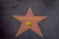 Los Angeles, California, USA, JUNE, 15, 2018: Burt Lancaster star on the Hollywood Walk of Fame in Hollywood, California Royalty Free Stock Photo