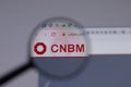 Los Angeles, California, USA - 1 June 2021: China National Building Material CNBM logo or icon on website page, Illustrative