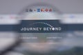 Los Angeles, California, USA - 1 June 2021: Journey Beyond logo or icon on website page, Illustrative Editorial