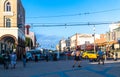 Celebratory carefree on Venice Beach, Los Angeles, California, USA Royalty Free Stock Photo