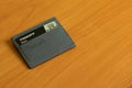 Los Angeles, California, USA - 1 June 2020: Tinkoff Black Debit Card top view. Tinkoff bank, Illustrative Editorial