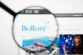 Los Angeles, California, USA - 5 March 2019: Bollore website homepage. Bollore logo visible on display screen, Illustrative Royalty Free Stock Photo