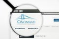 Los Angeles, California, USA - 10 March 2019: Illustrative Editorial, Cincinnati Financial website homepage. Cincinnati