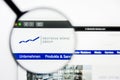 Los Angeles, California, USA - 23 March 2019: Illustrative Editorial of Deutsche Boerse website homepage. Deutsche