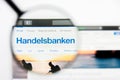 Los Angeles, California, USA - 24 March 2019: Illustrative Editorial of Svenska Handelsbanken website homepage. Svenska