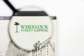 Los Angeles, California, USA - 25 March 2019: Illustrative Editorial of Wheelock website homepage. Wheelock logo visible