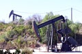 Los Angeles, California: view of The Inglewood Oil Field pumpjack located in the Baldwin Hills