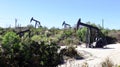 Los Angeles, California: view of The Inglewood Oil Field pumpjack located in the Baldwin Hills