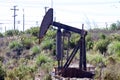 Los Angeles, California: view of The Inglewood Oil Field pumpjack located in the Baldwin Hills