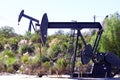 Los Angeles, California: view of The Inglewood Oil Field pumpjack located in the Baldwin Hills