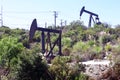Los Angeles, California: view of The Inglewood Oil Field pumpjack located in the Baldwin Hills