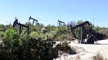 Los Angeles, California: view of The Inglewood Oil Field pumpjack located in the Baldwin Hills