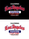 Los Angeles California, vintage college varsity badge, urban athletic sports typography design style