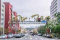 Los Angeles Chinatown Gate During the Day