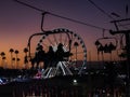 Los Angeles County Fair Skyride at Night