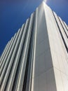 Los Angeles County Superior Courthouse building in Compton, California forms a striking vertical architectural statement against a Royalty Free Stock Photo