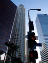 Los Angeles down town - Bank of America skyscraper from Street perspective