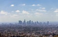 Los Angeles downtown, bird's eye view