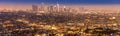 Los Angeles Downtown sunset Royalty Free Stock Photo