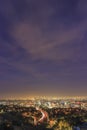 Los Angeles downtown view from top Royalty Free Stock Photo