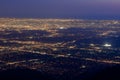 Los Angeles downtown view from top Royalty Free Stock Photo