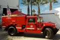 Los Angeles Fire Department fire truck at San Pedro harbor