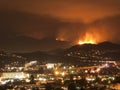 Los Angeles Fires Royalty Free Stock Photo