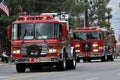 Los Angeles Firetrucks Royalty Free Stock Photo