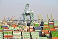 Los Angeles Harbor Shipyard Containers Royalty Free Stock Photo