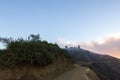 Los angeles hillside hiking trail