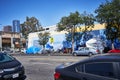 Los Angeles Homeless Population Setting Up Tent on The Streets