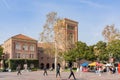 Afternoon sunny view of the Bovard Auditorium of USC Royalty Free Stock Photo