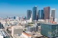 LOS ANGELES - JULY 28, 2017: Downtown skyscrapers on a sunny day