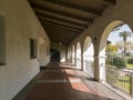 Exterior view of the San Gabriel Mission church