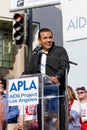 Los Angeles Mayor Anthony Villaraigosa At APLA