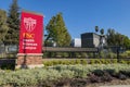 Sunny view of the Health sciences campus sign of the University of Southern California Royalty Free Stock Photo
