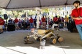 Astronomy equipment display in the NASA JPL open event