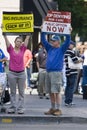 Los Angeles-October 6: Health Care Rally