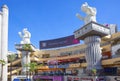 Los Angeles, patio at the Dolby theater. Royalty Free Stock Photo