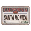 Los Angeles Santa Monica California T-shirt apparel print graphics. Vintage graphic Tee