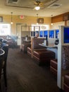 Interior view of the famous chain restaurant - IHOP