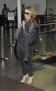 LOS ANGELES - Singer Kylie Minogue is seen at LAX