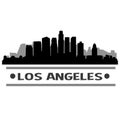 Los Angeles Skyline City Icon Vector Art Design