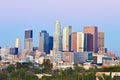 Los Angeles Skyline On A Crisp, Cool Morning Royalty Free Stock Photo
